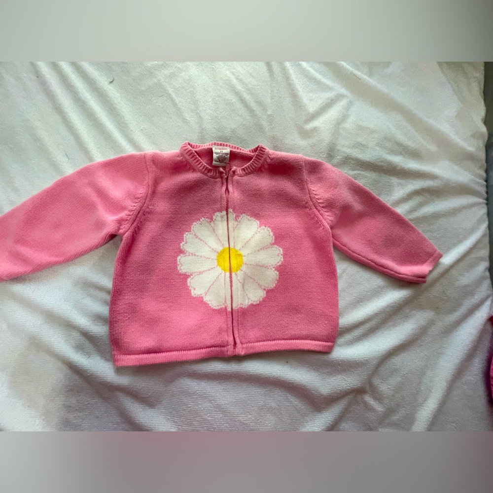 Gymboree Spring 2003 flower sweater baby girl